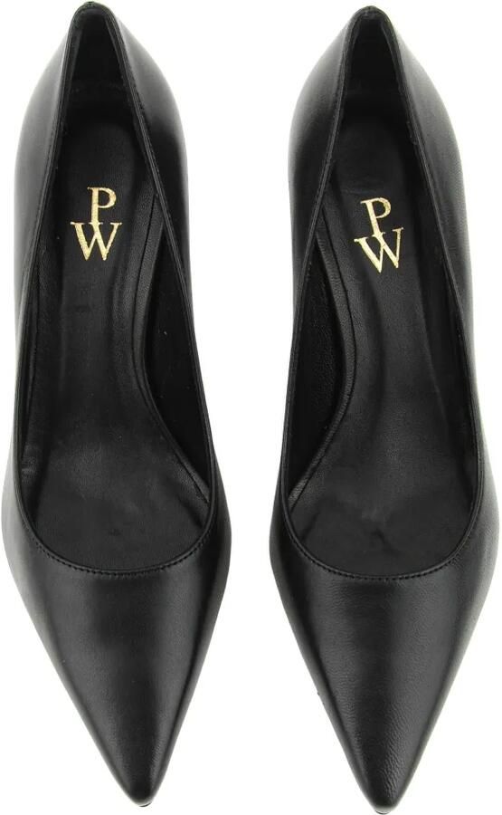 Paul Warmer Kate leren pumps met puntige neus Zwart - Foto 4