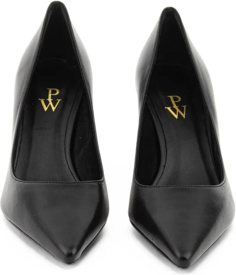 Paul Warmer Kate leren pumps met puntige neus Zwart - Foto 2