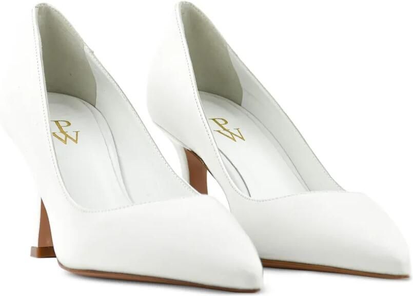 Paul Warmer Kate pumps met puntige neus en hak Wit - Foto 5