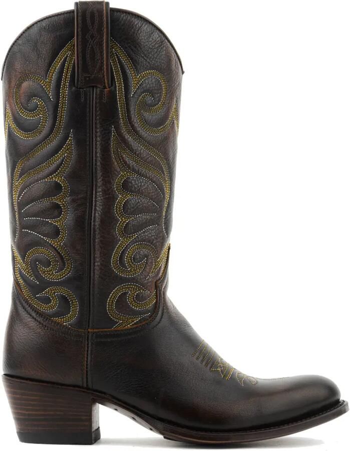 Paul Warmer leather cowboy boots Bruin