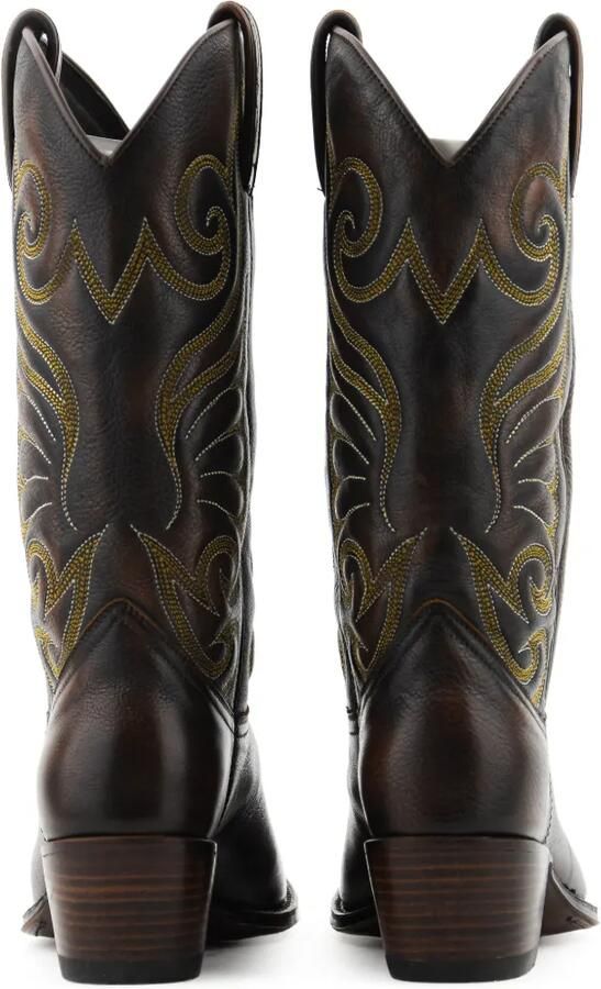 Paul Warmer leather cowboy boots Bruin - Foto 5
