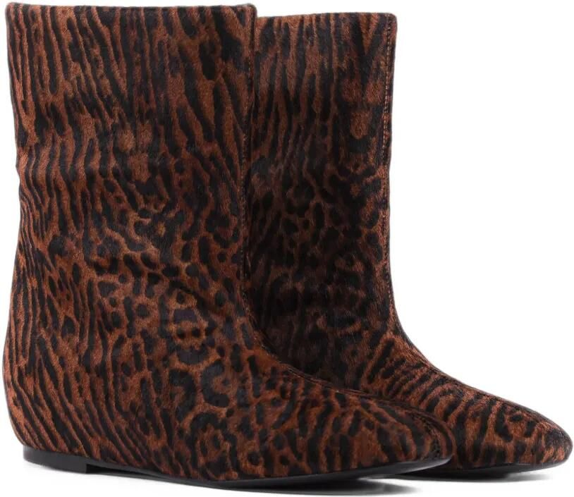 Paul Warmer leopard-print ankle boots Bruin - Foto 3