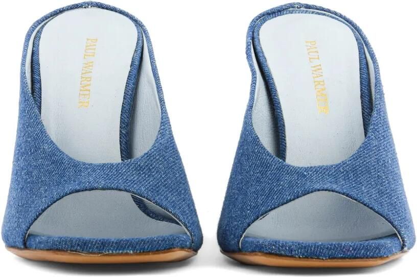 Paul Warmer Livia denim muiltjes Blauw - Foto 3