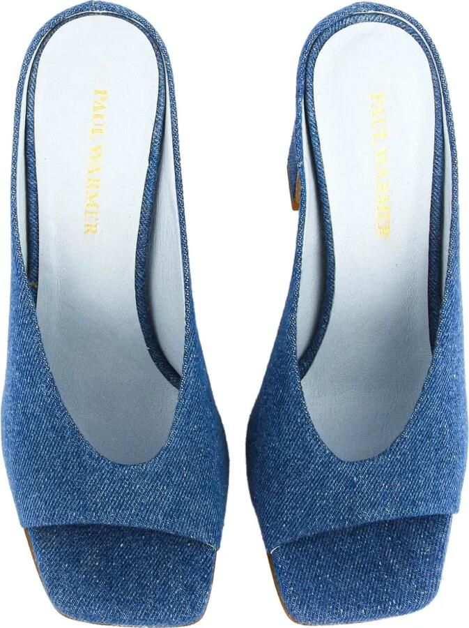 Paul Warmer Livia denim muiltjes Blauw - Foto 2