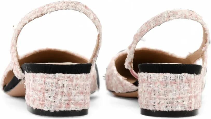 Paul Warmer Loulou slingback pumps Roze - Foto 4