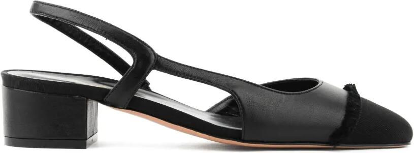 Paul Warmer Loulou slingback pumps Zwart