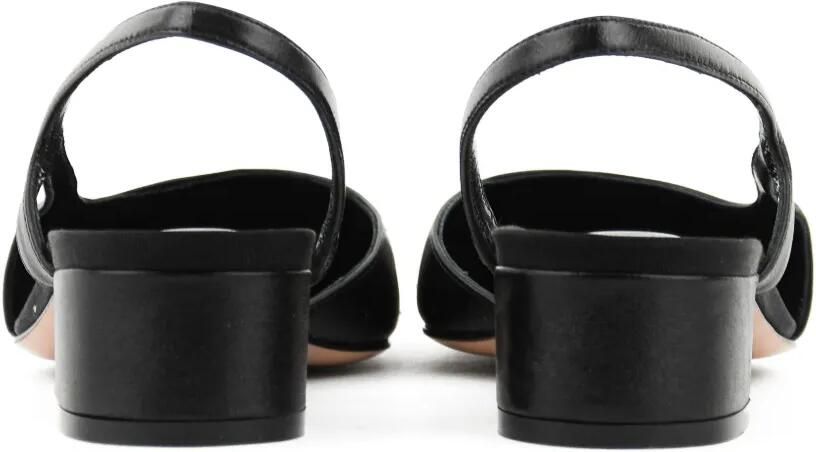 Paul Warmer Loulou slingback pumps Zwart - Foto 4