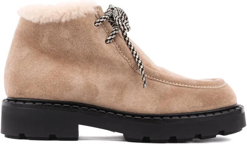 Paul Warmer Megeve suède laarzen Beige