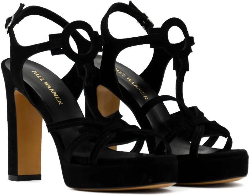 Paul Warmer PARIS suède sandalen Zwart - Foto 5