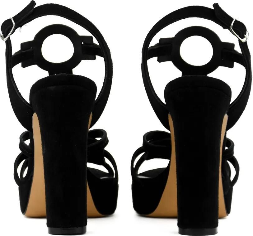 Paul Warmer PARIS suède sandalen Zwart - Foto 4