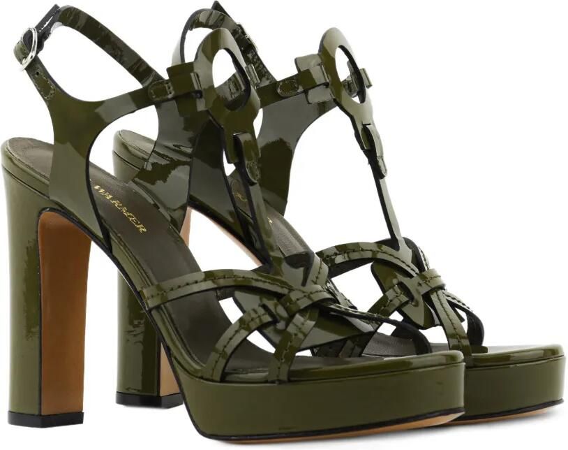 Paul Warmer Sandalen met plateauzool Groen - Foto 2
