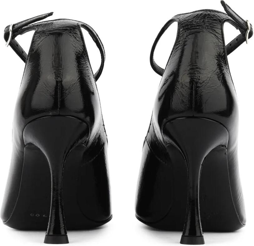 Paul Warmer Pumps met enkelbandje en puntige neus Zwart - Foto 3