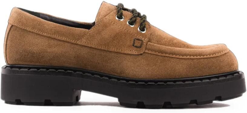 Paul Warmer Puck suède derby schoenen Beige