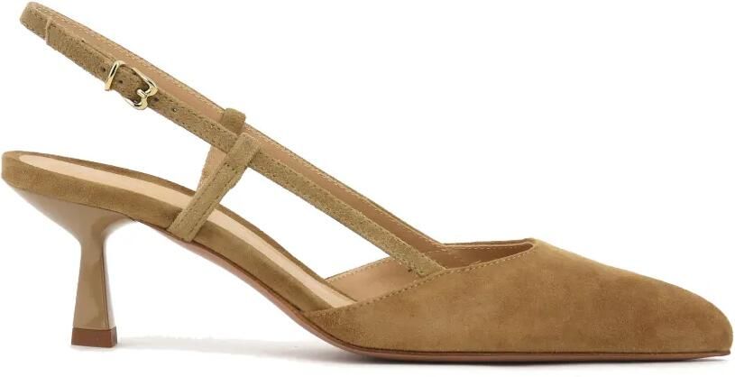 Paul Warmer Shii suède slingback pumps Beige
