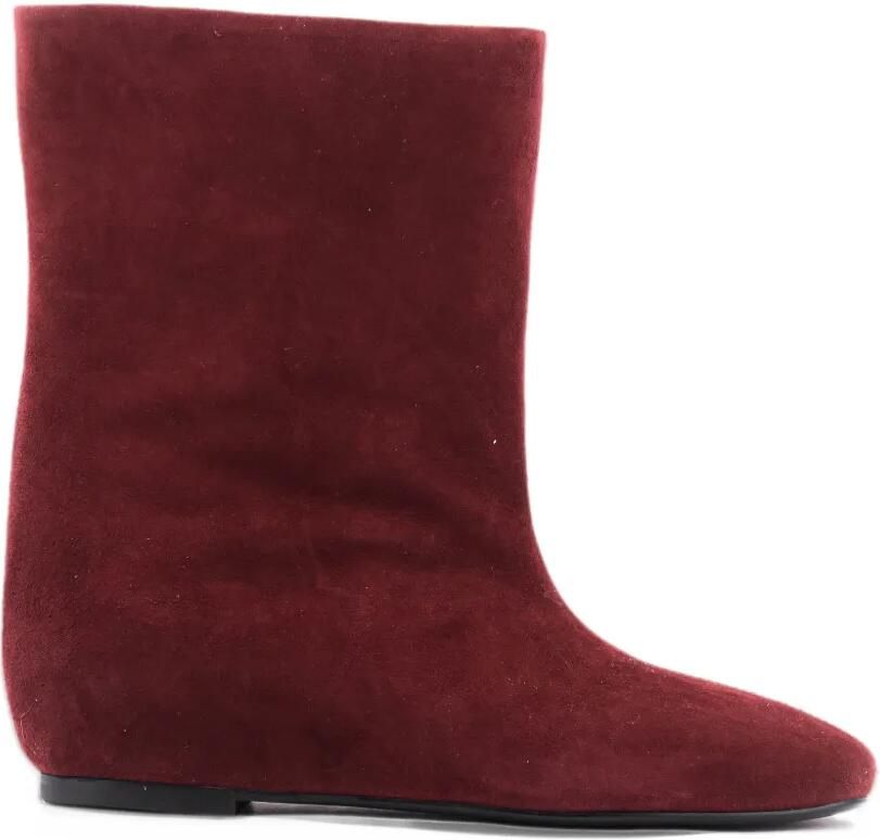 Paul Warmer Shorty suede ankle boots Rood