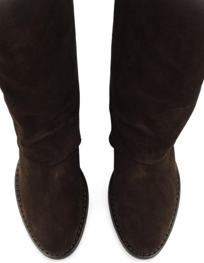 Paul Warmer suede gaiter-overlay knee-high boots Bruin - Foto 3