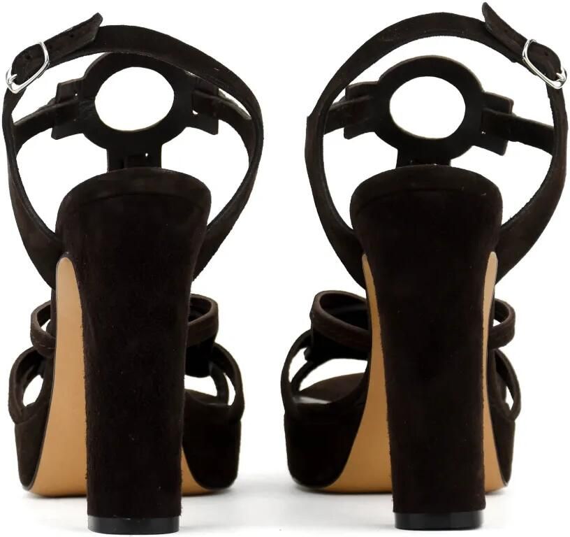 Paul Warmer Suède sandalen Bruin - Foto 4