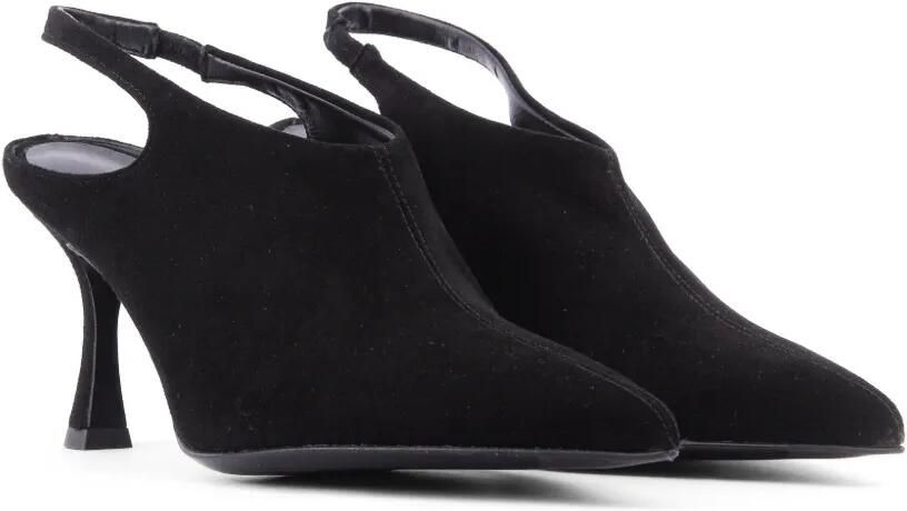 Paul Warmer Suède slingback pumps Zwart - Foto 5
