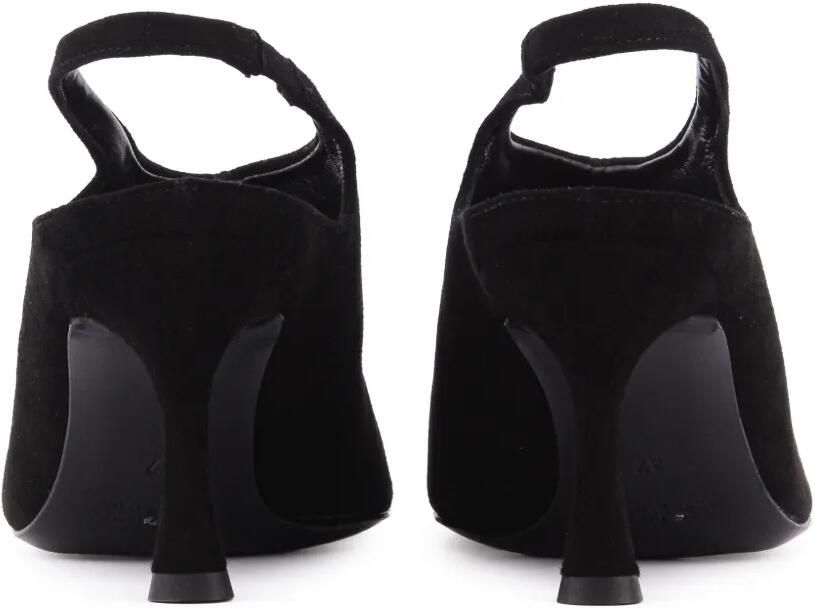 Paul Warmer Suède slingback pumps Zwart - Foto 4