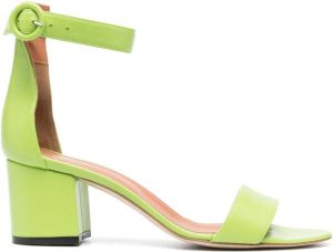 Paul Warmer x Lola Cruz sandalen met open neus Groen