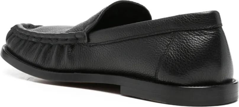 Paura Gesmockte loafers van bewerkt leer Zwart - Foto 3