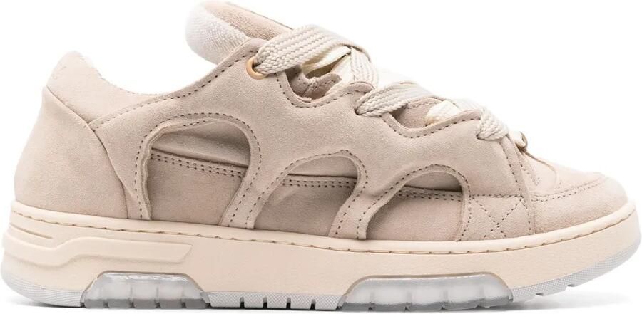 Paura Santha suède sneakers Beige