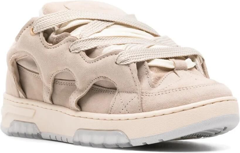 Paura Santha suède sneakers Beige - Foto 3