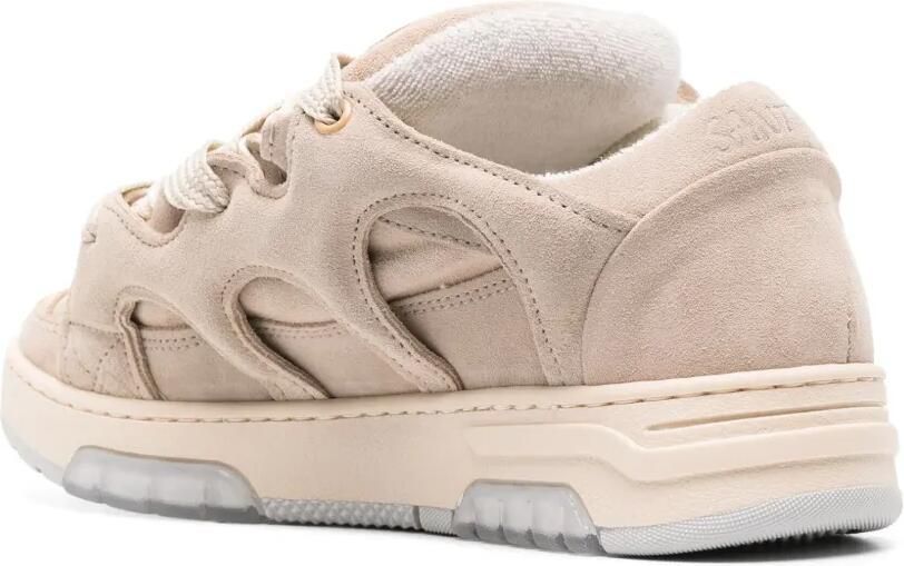 Paura Santha suède sneakers Beige - Foto 4