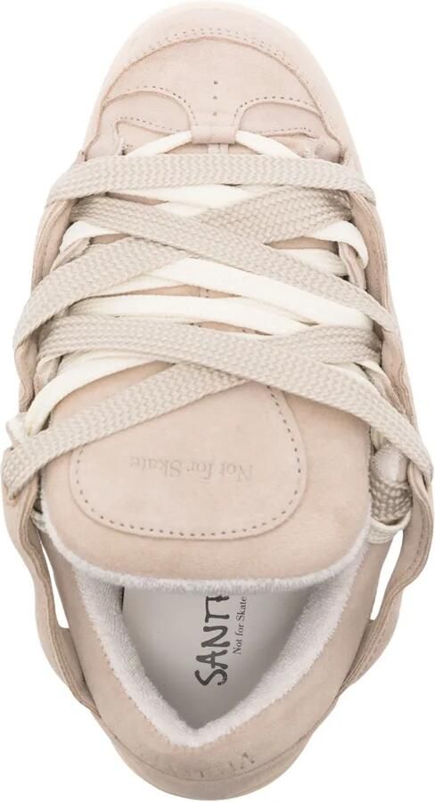 Paura Santha suède sneakers Beige - Foto 2