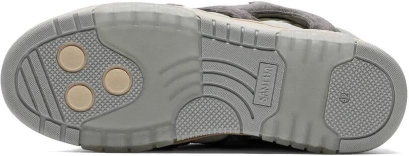 Paura Sneakers met vlakken en uitgesneden details Beige - Foto 3