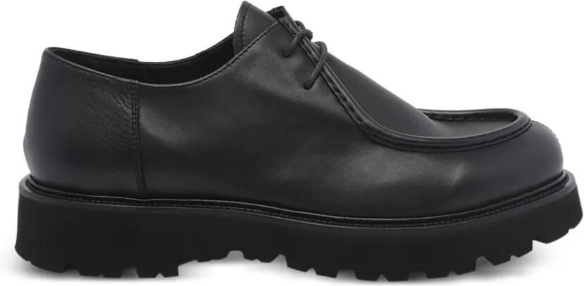 Pawelk's Leren Derby schoenen Zwart