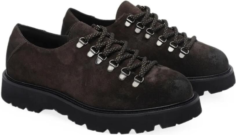 Pawelk's round-toe suede low-top sneakers Bruin - Foto 3