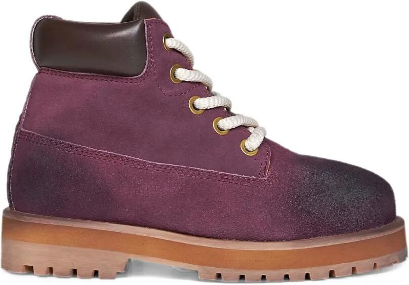 PDF Strada distressed-effect suede boots Paars