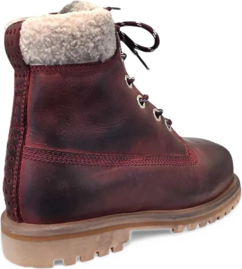 PDF Strada Giga shearling-trim lace-up boots Rood - Foto 2