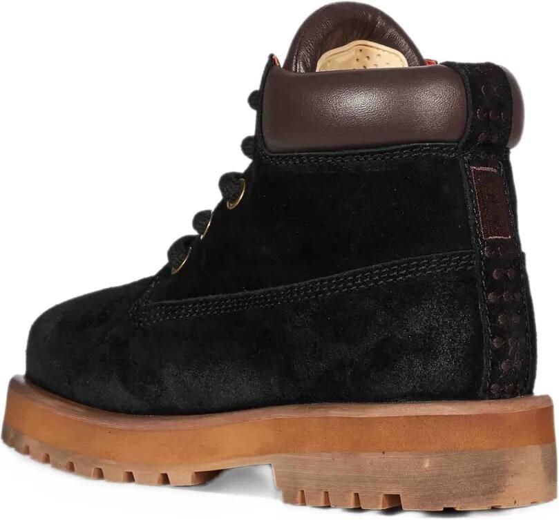 PDF Strada low suede panelled ankle boots Zwart - Foto 2
