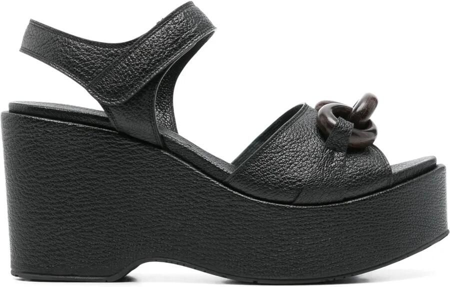 Pedro Garcia 95 mm Delta sandalen Zwart