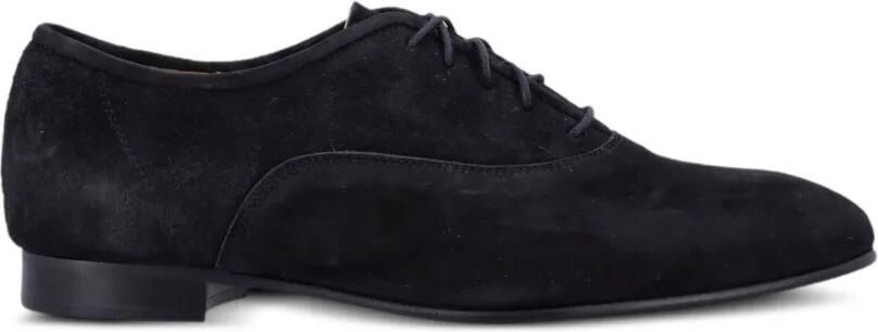 Pedro Garcia Gerta suède Oxford-schoenen Zwart