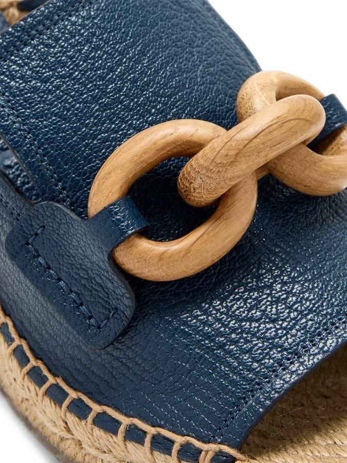 Pedro Garcia Oliveta sandalen met ketting en hak Blauw - Foto 2