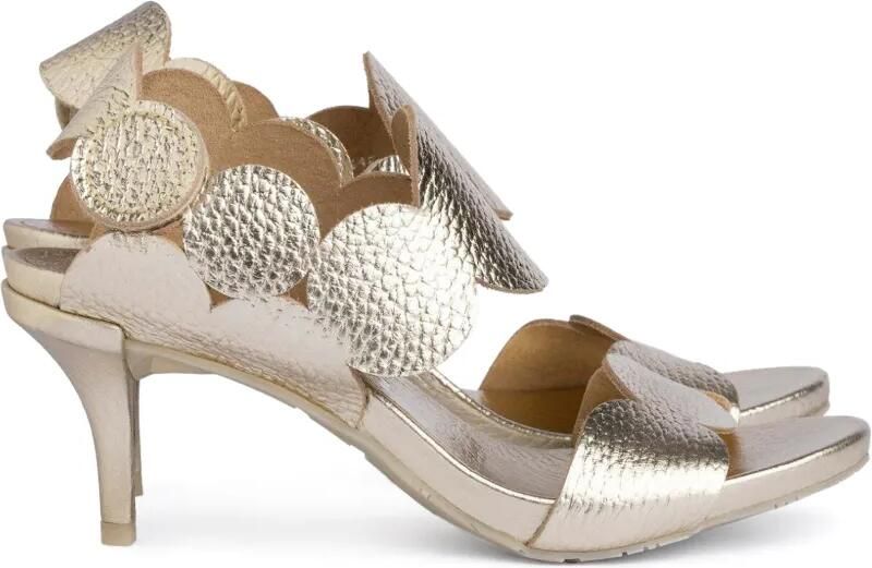 Pedro Garcia Winslet scallop-edge sandals Goud - Foto 4