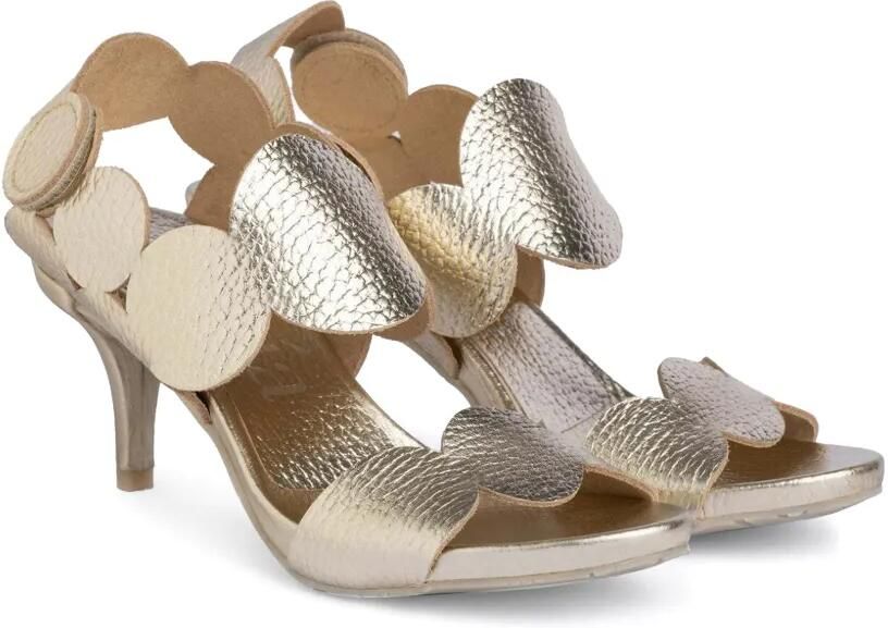 Pedro Garcia Winslet scallop-edge sandals Goud - Foto 2