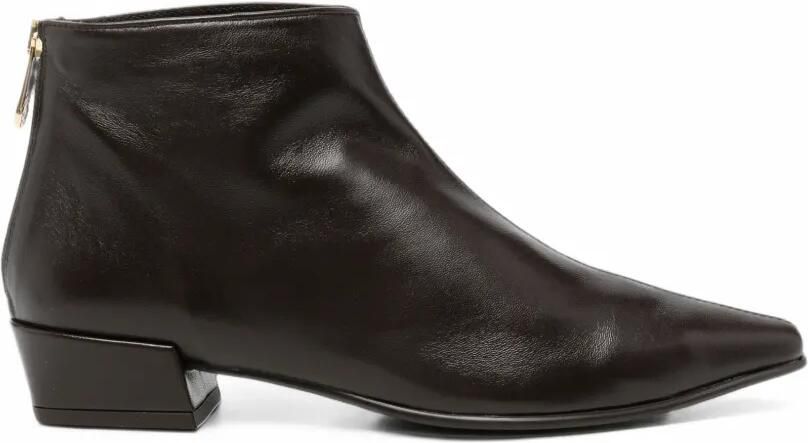 Pedro Miralles pointed-toe leather ankle boots Bruin
