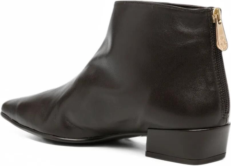 Pedro Miralles pointed-toe leather ankle boots Bruin - Foto 2
