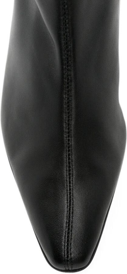 Pedro Miralles pointed-toe rear-zip boots Zwart - Foto 4
