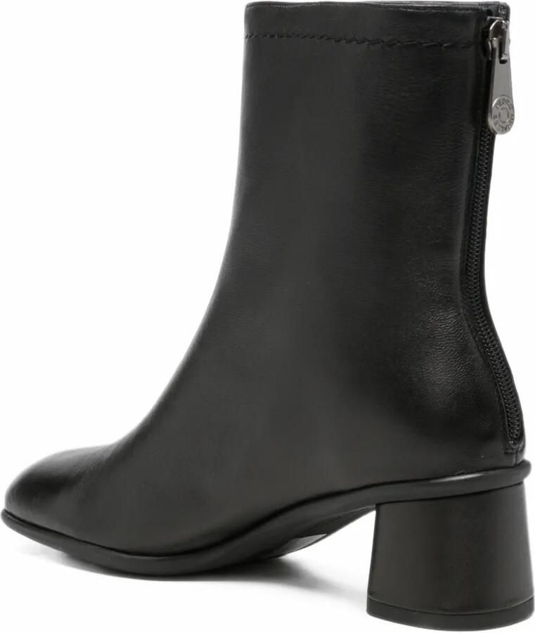 Pedro Miralles rear-zip leather ankle boots Zwart - Foto 2