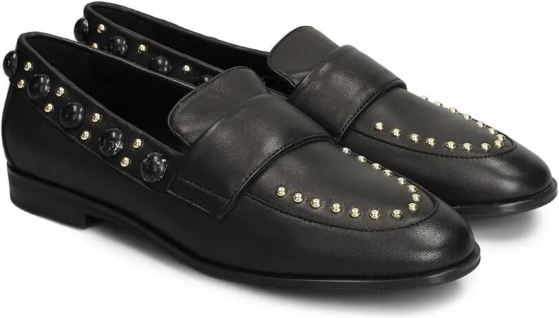 Pedro Miralles Sion leren loafers verfraaid met studs Zwart - Foto 3