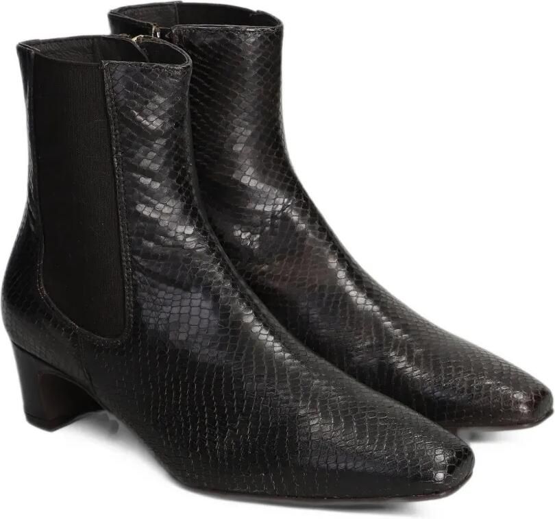Pedro Miralles snakeskin-effect ankle boots Bruin