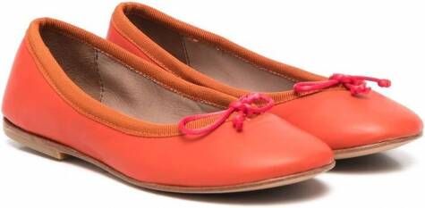 Pèpè Ballerina's met strikdetail Rood