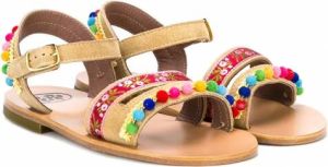 Pèpè embellished strap sandals Bruin