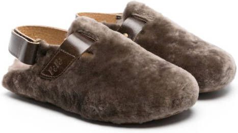 Pèpè Fleece slippers Bruin