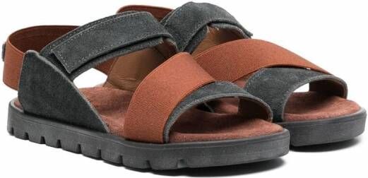 Pèpè Jap sandalen met elastiek Zwart